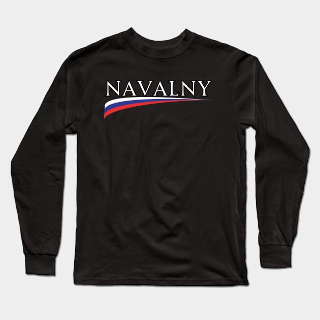 NAVALNY Alexei , RIP, russia flag Long Sleeve T-Shirt by Pattyld